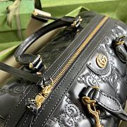 Gucci GG Matelassé Leather Medium Bag Black 702242 size 31x19x22 cm - 2