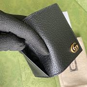 Gucci GG Marmont Card Case Black Brass Hardware 547075 size 10.5x7 cm - 4