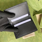 Gucci GG Marmont Card Case Black Brass Hardware 547075 size 10.5x7 cm - 5
