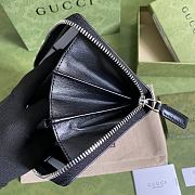 Gucci GG Marmont Leather Zip Around Wallet Black 428736 size 19cm - 4