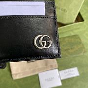 Gucci GG Marmont Card Case Black 657588 size 11x7 cm - 6