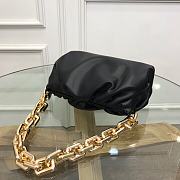 Bottega Veneta Teen Chain Pouch Black Leather 31x16x12 cm - 3