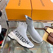 Louis Vuitton Run 55 Sneaker Boot Gray - 2