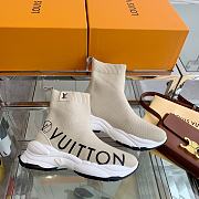 Louis Vuitton Run 55 Sneaker Boot Beige - 2