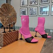 Balenciaga Sock 90mm Bootie In Pink - 5