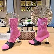 Balenciaga Sock 90mm Bootie In Pink - 4