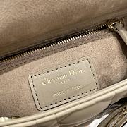 DIOR My ABCDIOR Lady Mini Beige Lambskin Bag with Gold Hardware - 3