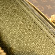 LV Zippy Wallet Khaki/Beige/Cream Monogram Empreinte Leather M81280 - 2