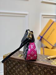 Louis Vuitton Bagatelle Black/White/Pink M46091 size 22 x 14 x 9 cm - 6