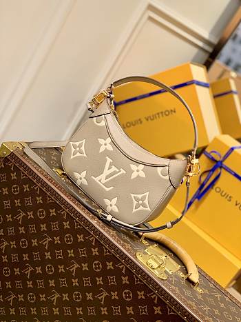 Louis Vuitton Bagatelle Tourterelle Grey/Cream Beige M46112 size 22x14x9 cm