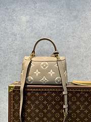 Louis Vuitton Madeleine BB Dove Gray/Cream Beige Leather M46041 size 24x17x8.5 cm - 4