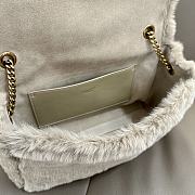 YSL Kate Medium Supple/Reversible Chain Bag In Suede And Shearling - 6
