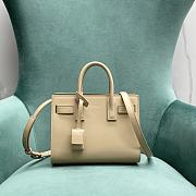 YSL Sac De Jour Nano Beige Smooth Leather 22 x 17.5 x 11.5 cm - 1