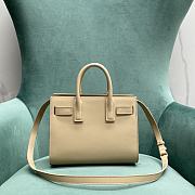 YSL Sac De Jour Nano Beige Smooth Leather 22 x 17.5 x 11.5 cm - 2