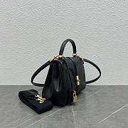 Celine Small 16 Bag Black Calfskin size 23 x 19 x 10.5 cm - 4