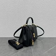 Celine Small 16 Bag Black Calfskin size 23 x 19 x 10.5 cm - 2