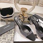 Chanel Slingback Rhinestone All Black - 2