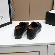Gucci Jordaan Black Leather Women's Loafer - 3