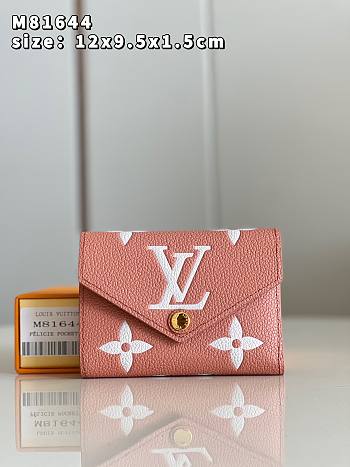 Louis Vuitton Victorine Wallet Rose Trianon Size 12 x 9.5 x 1.5 cm