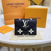 Louis Vuitton Victorine Wallet Black/Beige Size 12 x 9.5 x 1.5 cm - 1