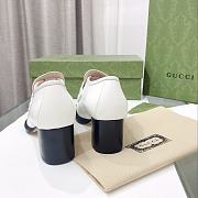 Gucci Women's Loafer With Interlocking G Shiny White - 6
