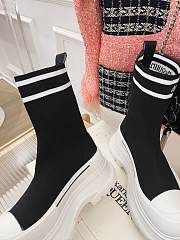 Alexander McQueen Black/White Boots - 3