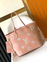 Louis Vuitton Neverfull MM Trianon Pink/Cream M46329 size 31x28x14 cm - 1