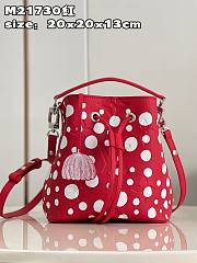 Louis Vuitton x Yayoi Kusama NeoNoe Red/White M21730 size 20x20x13 cm - 1