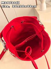 Louis Vuitton x Yayoi Kusama NeoNoe Red/White M21730 size 20x20x13 cm - 6