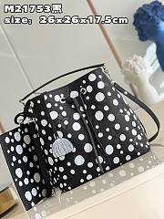 Louis Vuitton x Yayoi Kusama NeoNoe Black/White M21753 size 20x20x13 cm - 4