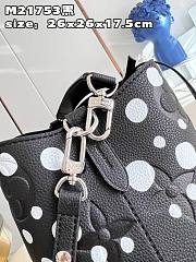 Louis Vuitton x Yayoi Kusama NeoNoe Black/White M21753 size 20x20x13 cm - 3