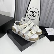 Chanel Sandals White - 6