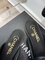Chanel CC Black Mules - 4