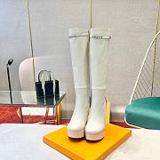 Louis Vuitton High Boots White - 3