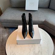 Balmain Leather Uria Ankle Boot Black - 4