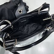 Prada Moon Re-Nylon And Leather Bag Black 1BA381 size 22.5x16x7.5 cm - 2