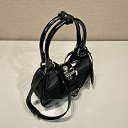 Prada Moon Re-Nylon And Leather Bag Black 1BA381 size 22.5x16x7.5 cm - 4
