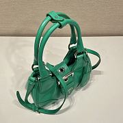 Prada Moon Re-Nylon And Leather Bag Green 1BA381 size 22.5x16x7.5 cm - 4