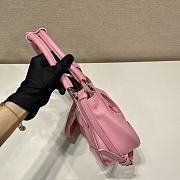 Prada Moon Re-Nylon And Leather Bag Pink 1BA381 size 22.5x16x7.5 cm - 6