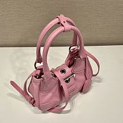 Prada Moon Re-Nylon And Leather Bag Pink 1BA381 size 22.5x16x7.5 cm - 2