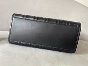 Fendi Sunshine Medium Black Leather Shopper size 35x31x17 cm - 4