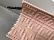 Fendi Sunshine Medium Pink Leather Shopper size 35x31x17 cm - 2