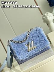 Louis Vuitton Twist Bag MM Blue Jean M21040 size 23x17x9.5 cm - 5