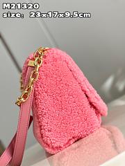 Louis Vuitton Twist Bag MM Rose Pink M21320 size 23x17x9.5 cm - 3