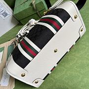 Gucci Bauletto Medium Top Handle Bag Black/White 715666 size 34x24x18 cm - 2
