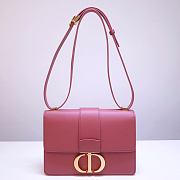 Dior 30 Montaigne Bag Pink Box Calfskin size 24 x 17 x 6 cm - 1