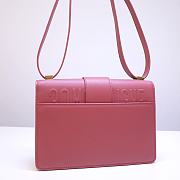 Dior 30 Montaigne Bag Pink Box Calfskin size 24 x 17 x 6 cm - 6