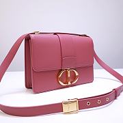 Dior 30 Montaigne Bag Pink Box Calfskin size 24 x 17 x 6 cm - 5