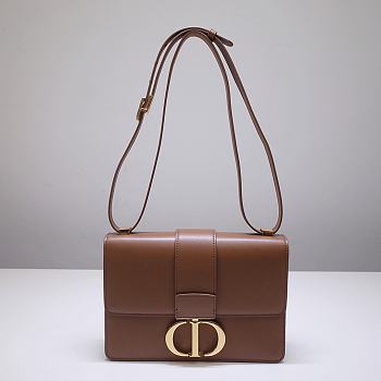 Dior 30 Montaigne Bag Brown Box Calfskin size 24 x 17 x 6 cm