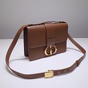 Dior 30 Montaigne Bag Brown Box Calfskin size 24 x 17 x 6 cm - 6